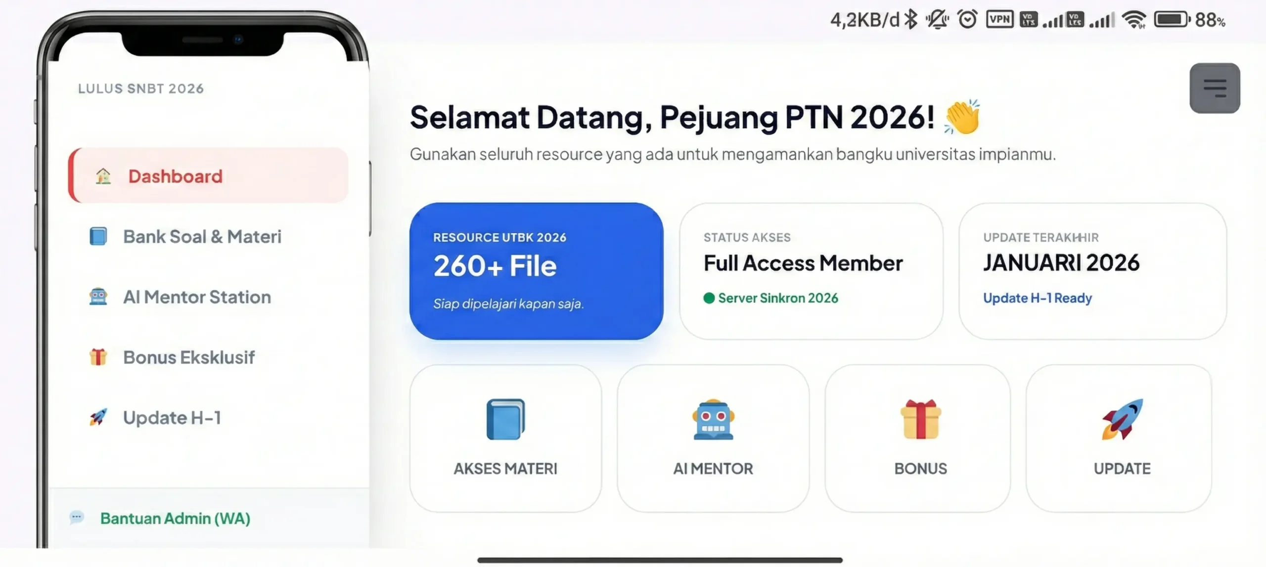 Akses Materi UTBK 2026