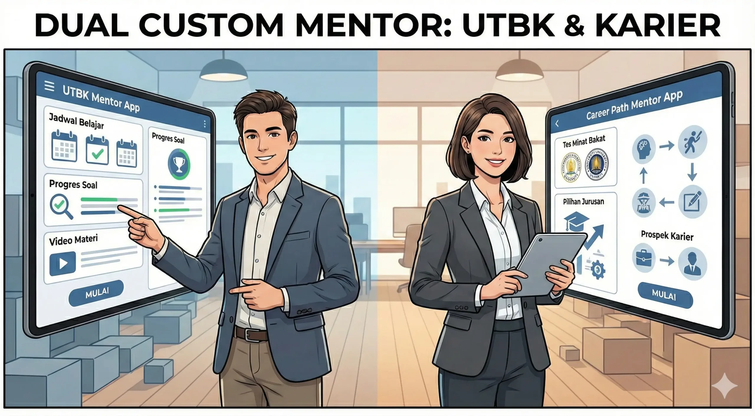 AI Mentor System Visual