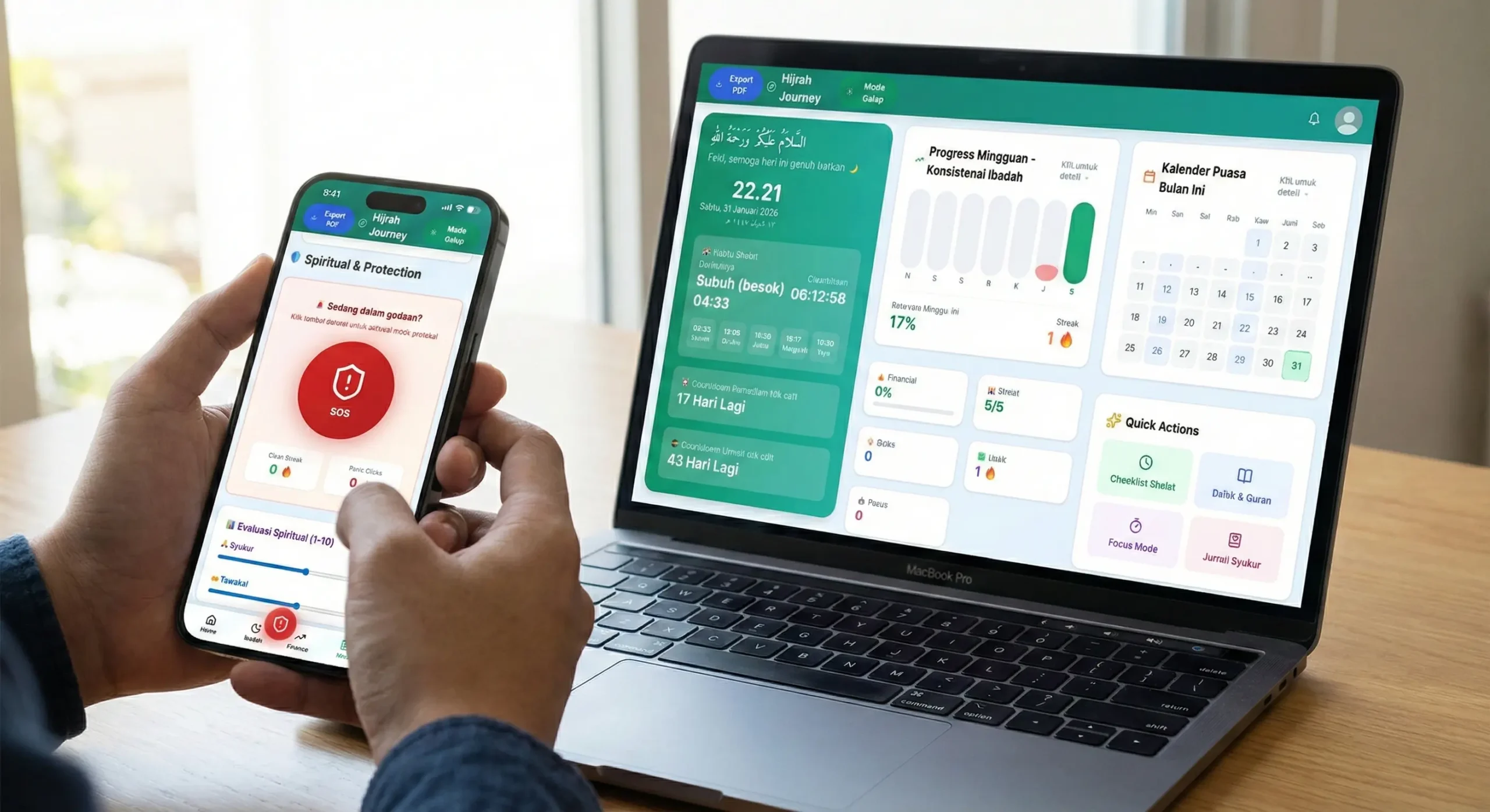 Barakah OS Mockup